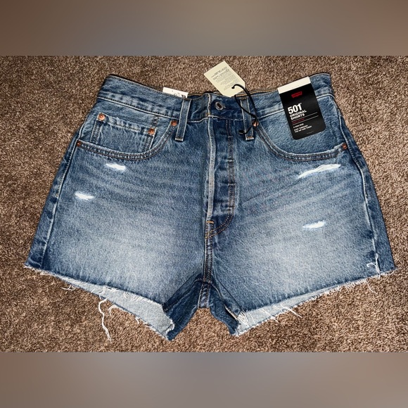 501® ORIGINAL FIT HIGH RISE WOMEN'S SHORTS - Verified Vintage - Size 30 - Picture 8 of 10